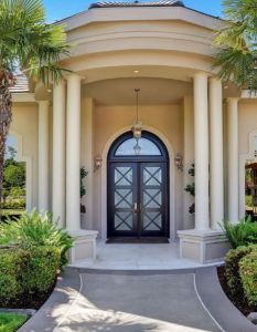ruscan entryway replacement door with arch